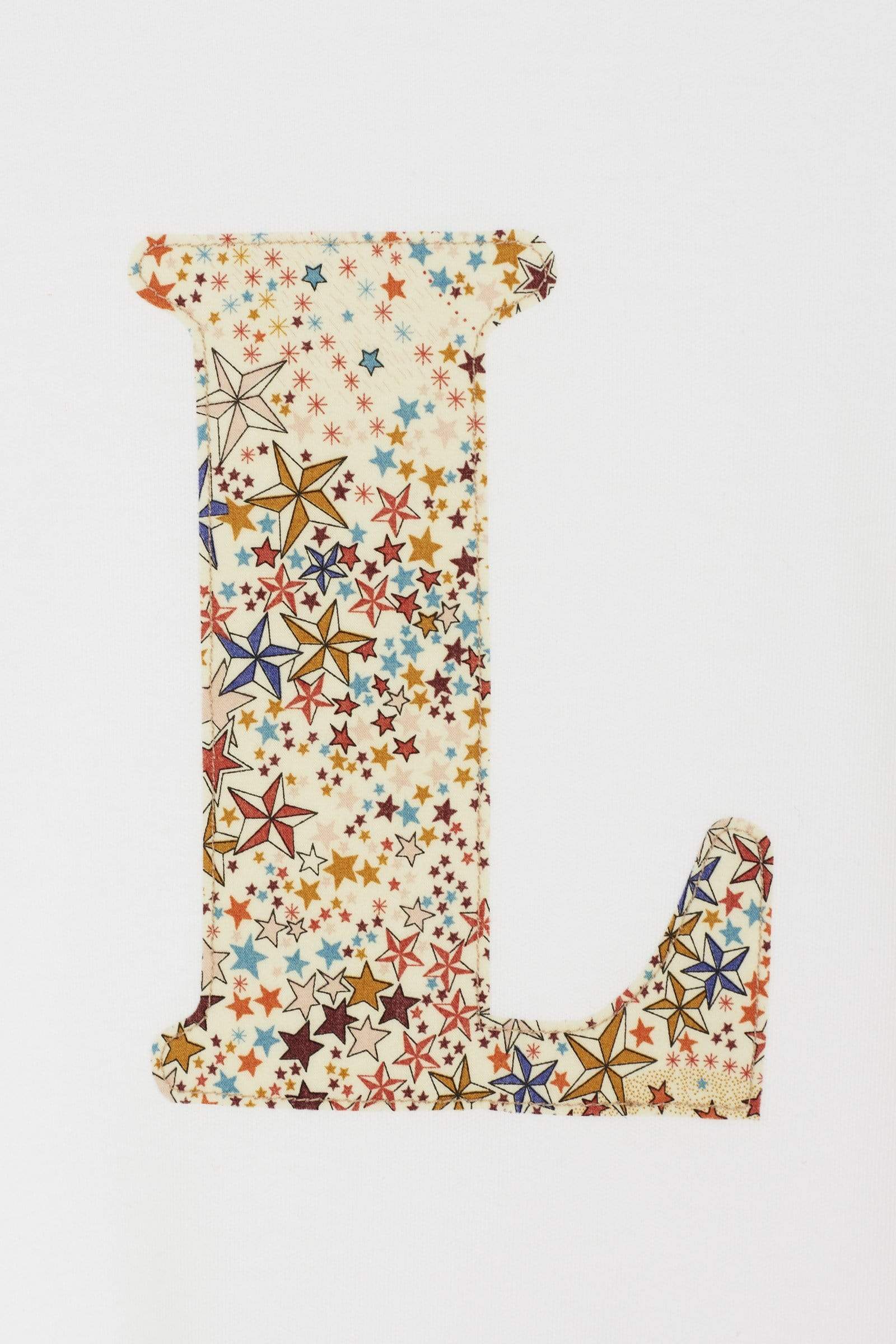 Magnificent Stanley Tee Personalised White T-Shirt in Adelajda Brown Liberty Print