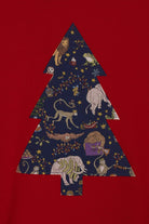 Magnificent Stanley Tee Red Tree T-Shirt in Liberty Christmas Print