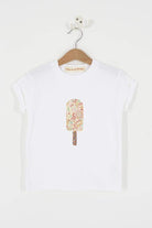 Magnificent Stanley Tee White Lolly T-Shirt in Adelajda Liberty Print