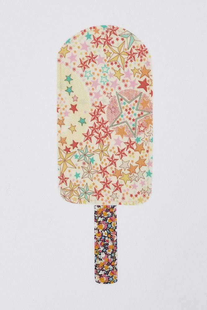 Magnificent Stanley Tee White Lolly T-Shirt in Adelajda Liberty Print